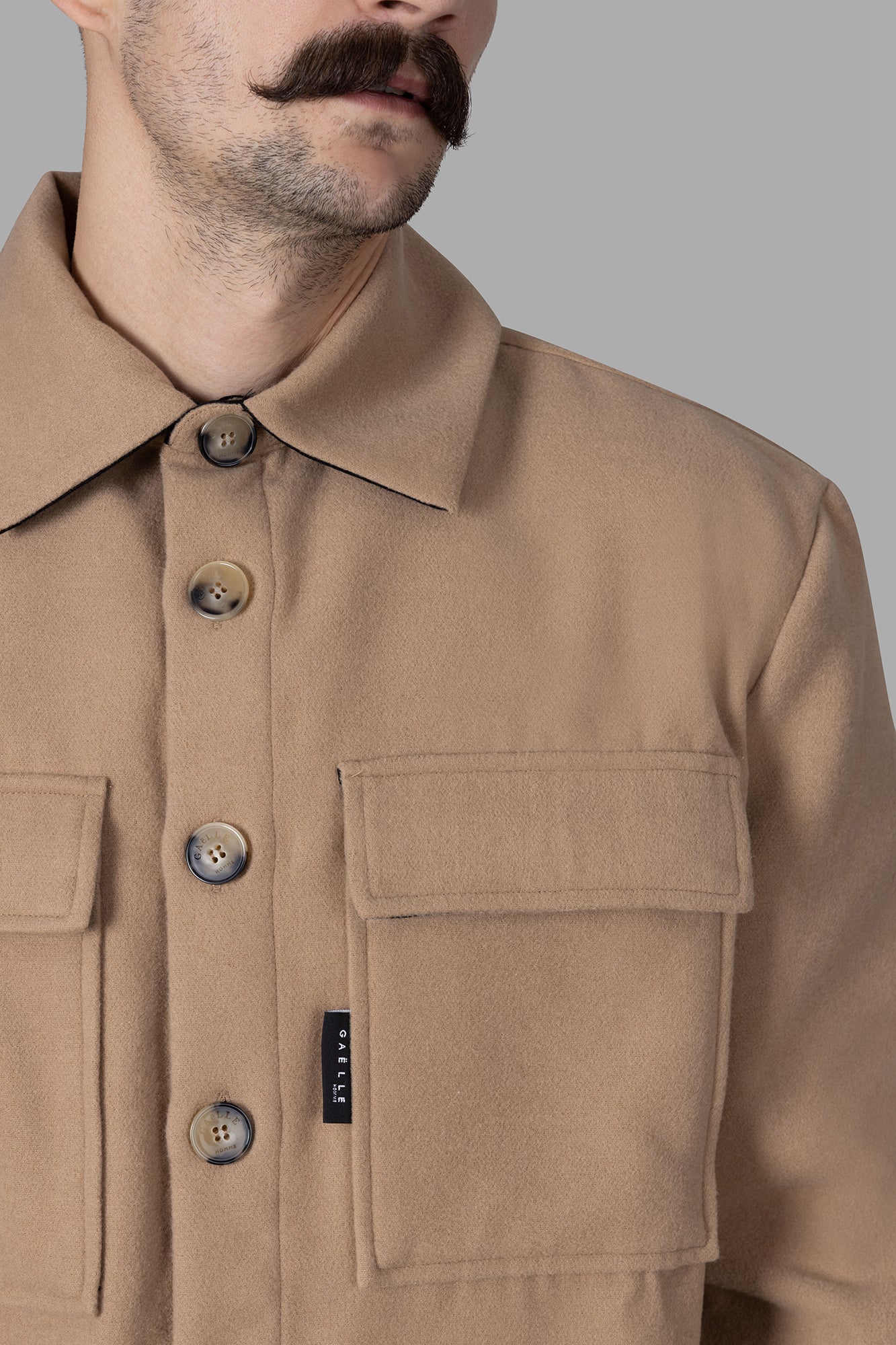 Gaëlle Paris Beige Shirt Jacket product image