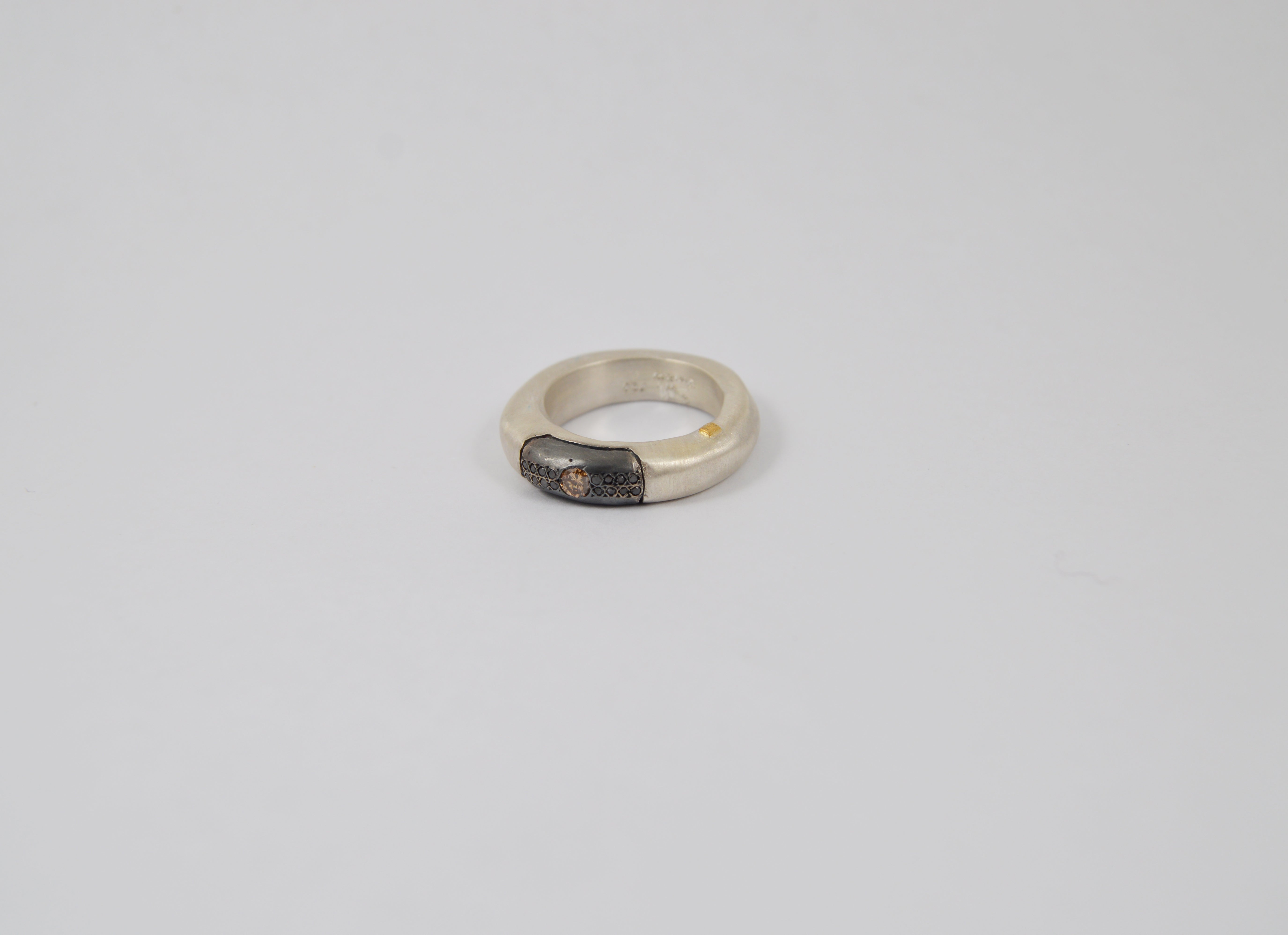 Rosa Maria Bolero Ring, front view showcasing intricate design details and metallic finish. Image 1 of product.