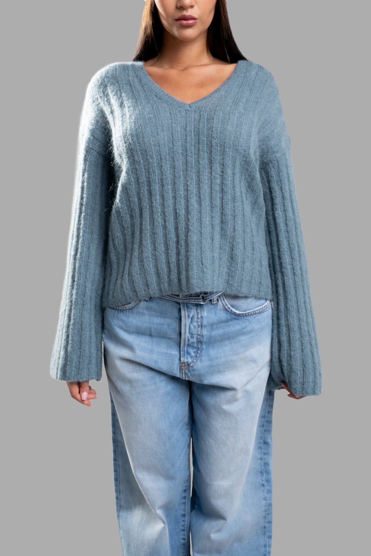 By Malene Birger Cimone Ribbed Sweater, product view 2