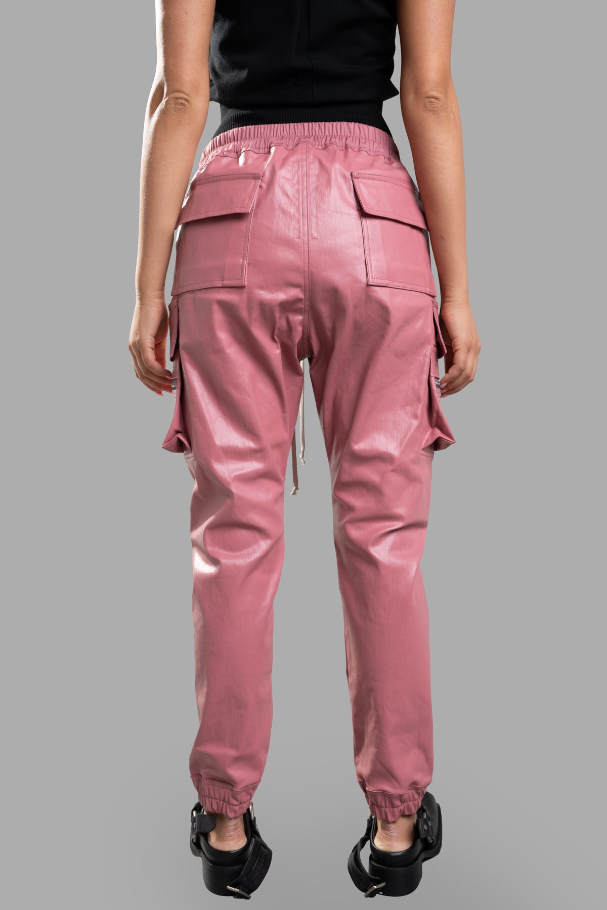 Rick Owens Coated Cargo Pants, product view 3