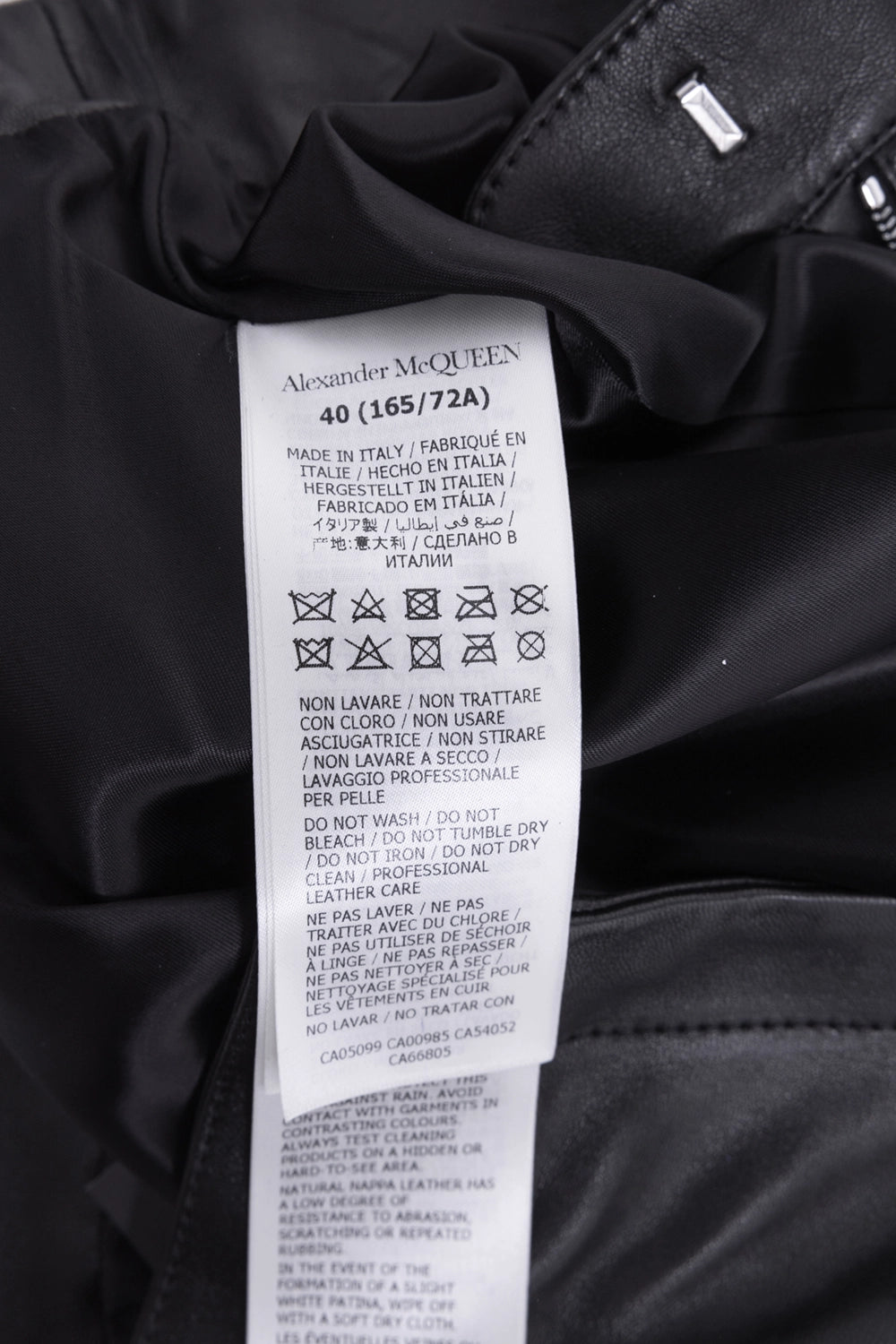 High-Waist Leather Shorts