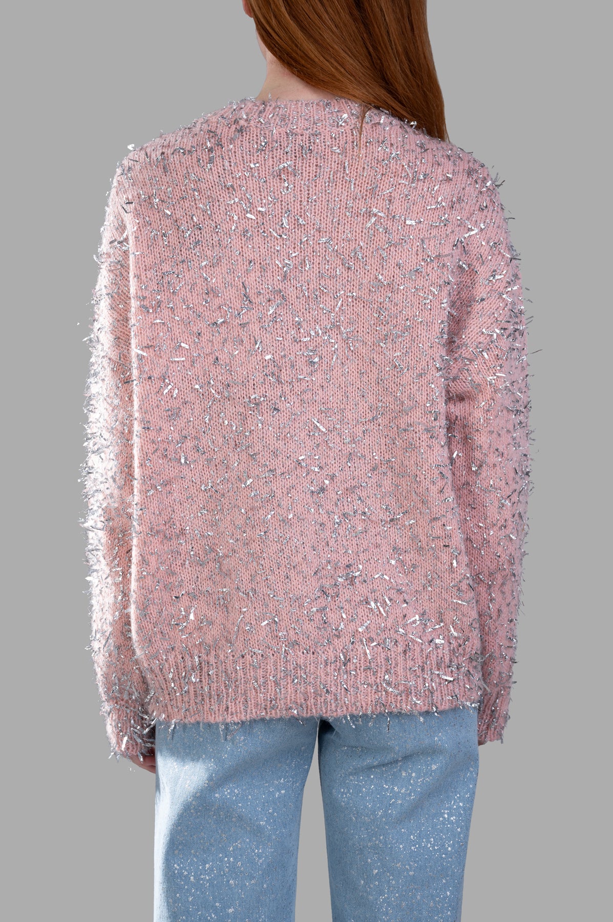 MSGM Lamé Thread Sweater view 3