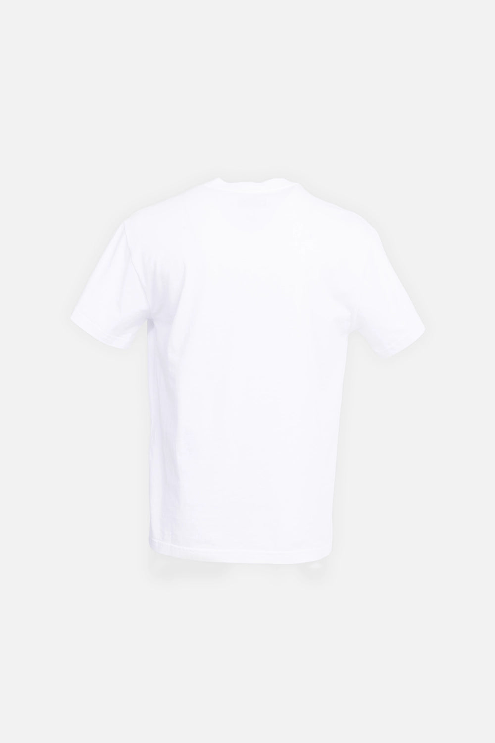 Vivienne Westwood men’s t-shirt in white, back view, clean jersey finish with crew neckline