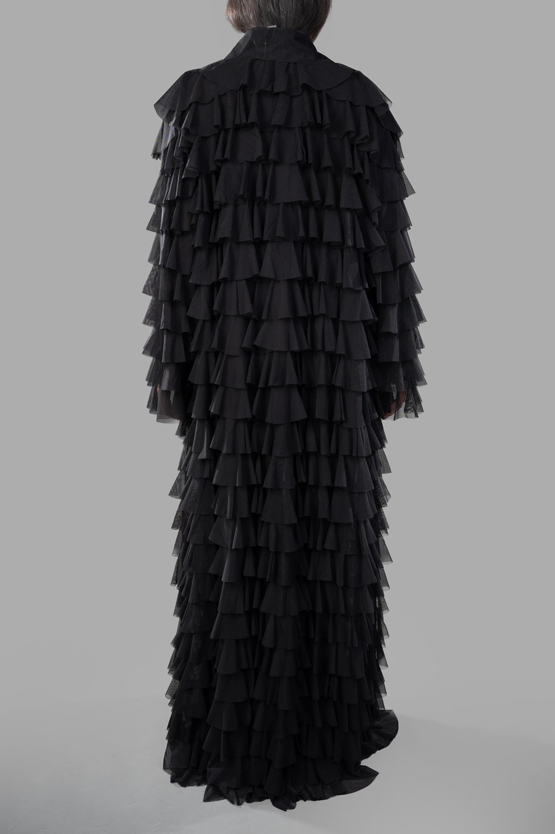 Norma Kamali All-over Ruffle Coat product image