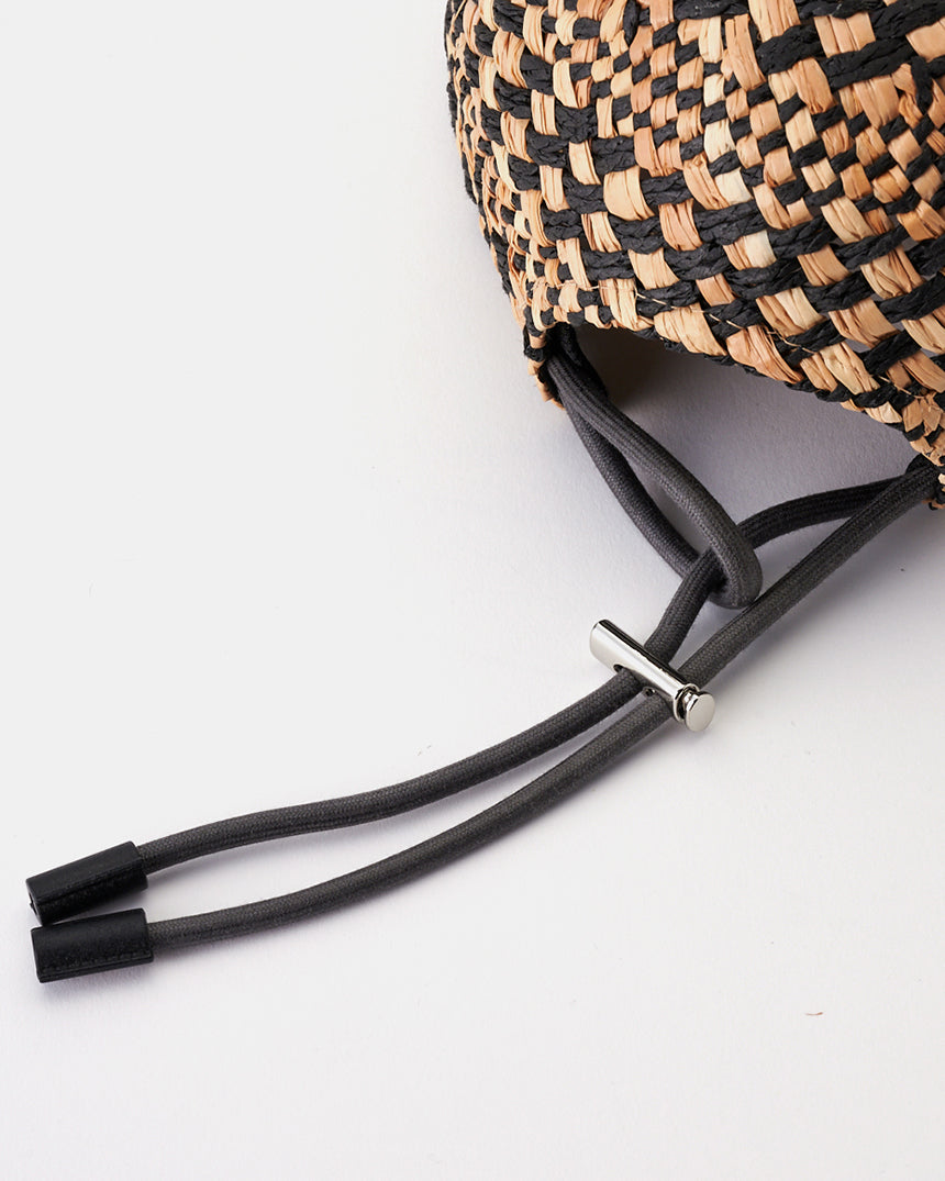 Kijima Takayuki Color-block Straw Hat, product view 6