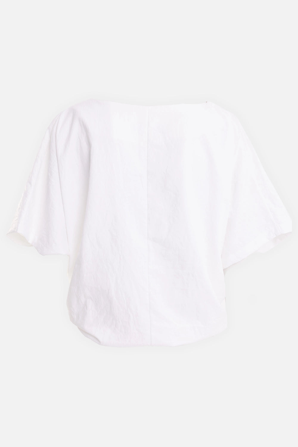 La Haine Inside Us women's T-shirt in white, back view, wide sleeves and centre back seam
