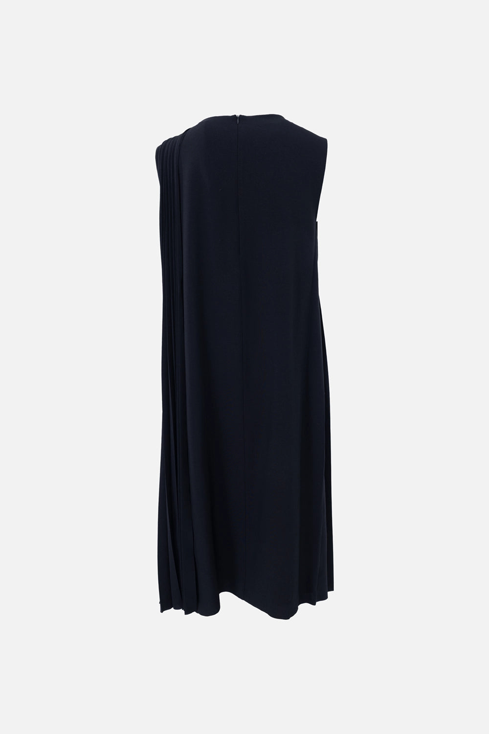 Pre-owned Acne Studios women’s dress in black, back view, sleeveless cut with center back seam