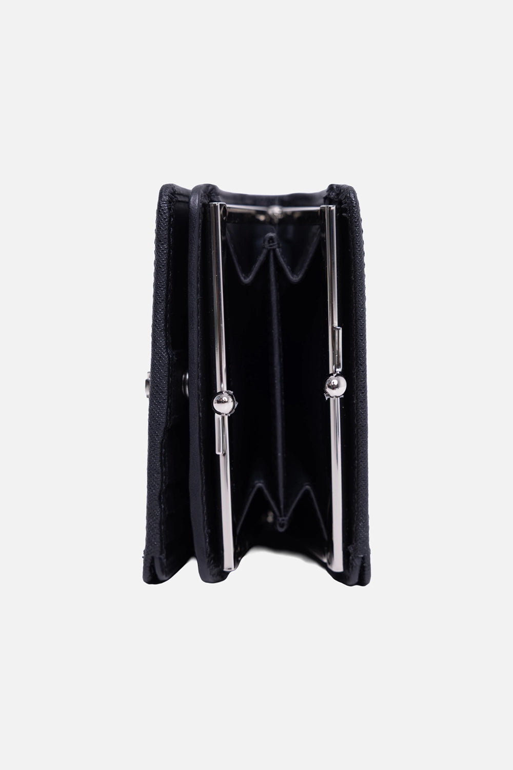 Women's saffiano frame wallet in black | Vivienne Westwood