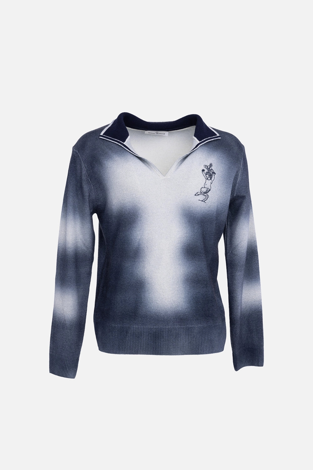 Men's Wool Bizet Jumper in Blue/White | Vivienne Westwood