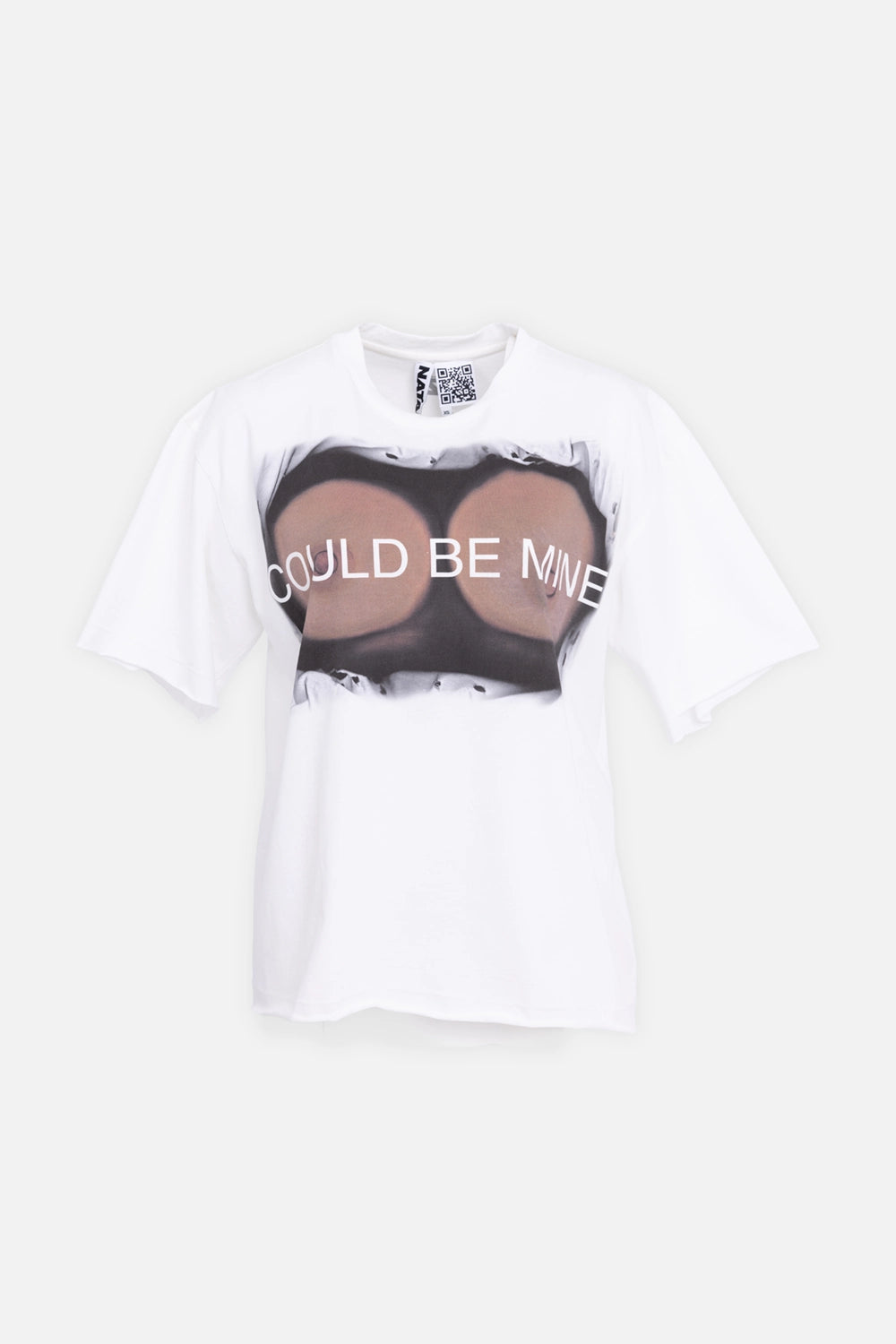 NZ white “Could Be Mine” graphic T-shirt with front photo print