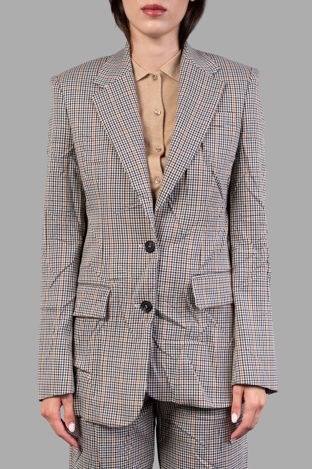 MSGM Asymmetric Creased Jacket product image